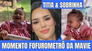 Bruna Biancardi Se diverte em Momento da Mavie com a Sua Titia Pós Festão da Filha do Neymar [upl. by Yedrahs792]