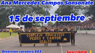 Complejo Educativo Pedro F Cantor 🦁15 de septiembre 2023 celebrando los 202 años de independencia 🇸🇻 [upl. by Gnim383]