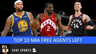 Top 10 NBA Free Agents Left In 2019 [upl. by Ainola]