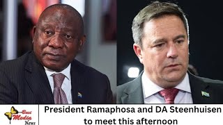 A makeorbreak meeting between Ramaphosa and Steenhuisen this afternoon [upl. by Asiluj]