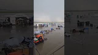 CRAZY footage from the McConnell AFB Airshow today A microburst did some damage [upl. by Ardine]