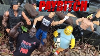 GTS WRESTLING PAYBACK parody WWE Figure Animation PPV EVENT MATTEL ELITES [upl. by Jeni]