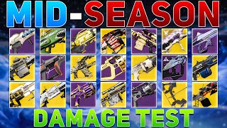 Has the MidSeason Sandbox Update Shifted the METAH Damage Testing  Destiny 2 Season of the Wish [upl. by Epifano516]