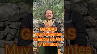 GAMBAS 🍤 muy CRUJIENTES solo 7 minutos en Freidora de Aire 👍🏻  Recetas en 5 Minutos [upl. by Greiner228]