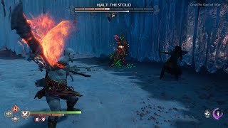 Hjalti the Stolid Boss Fight No Damage Give me God of War NG God of War Ragnarök [upl. by Taran]