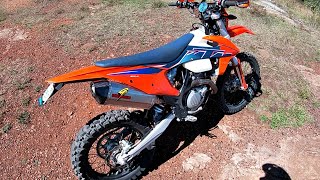 2022 KTM 500 EXCF after 10 hours of RIDING SUBSCRIBE FOR MORE REVIEWS reviewKTM500newbike [upl. by Yknip]