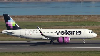 Volaris Airbus A320271N XAVRI landing in PDX [upl. by Nuawed]