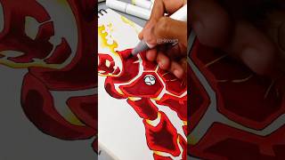 ✨Drawing HeatBlast From Ben10✨ with Ohuhu Markers shorts ben10 heatblast [upl. by Sanez]