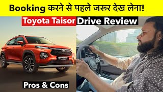 Xuv 3xo के शोर में इस गाड़ी को ignore मत कर देना 🫵🏻 Toyota Taisor Drive Review 🚀 [upl. by Namien]