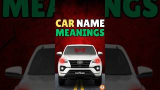 Meanings of car names 🤔 ridewars [upl. by Felisha]