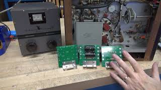 Johnson Viking II C9 high voltage filter cap replacement Valiant Ham radio Transmitter project [upl. by Tnert560]