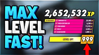 Forza Horizon 5  MAX LEVEL FAST  Level Up WITHOUT Playing [upl. by Enidlareg]