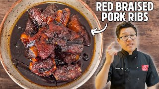 MeltinYourMouth Red Braised Pork Ribs Recipe [upl. by Beaufort]