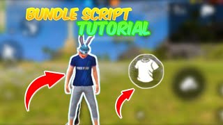 Free Fire Craftland Outfit Bundle Script Tutorial  Craftland Scripting Tutorial Free Fire MAX [upl. by Guglielmo]