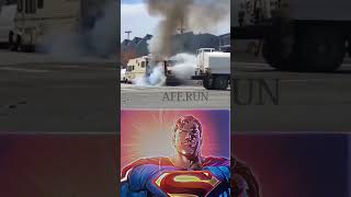 water delivery truck is faster than the fire department viralvideo foryou hero subscribe fyp [upl. by Don]