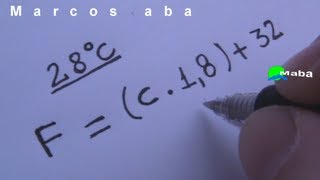 Aprenda a Converter graus Centígrados para Fahrenheit  Aula 02 [upl. by Sadonia]