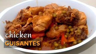 CHICKEN GUISANTES  SAUCE PALANG ULAM NA  BASIC TIPS [upl. by Ardnek]