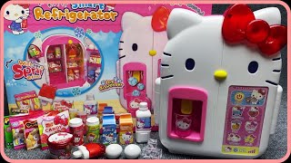 Hello Kitty Refrigerator Toys Set Satisfying with Unboxing Compilation Toys ASMR [upl. by Enitnemelc]