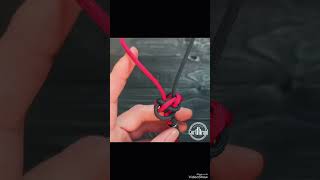 How to make a Snake Knot and Diamond Knot keychainCapCut parachute paracordbracelet paracord [upl. by Kitchen200]