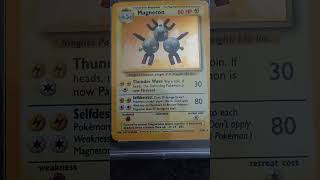 Magneton Pokemon Base Set pokemontcg Magneton [upl. by Nosro]