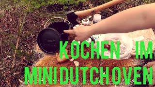 Kochen im Mini DutchOven  PA VA für Matthias Dittgen Outdoorcooking [upl. by Yreme216]