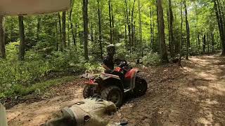 Ohios Wayne National Forest Monday Creek ATV Trails [upl. by Llewon]