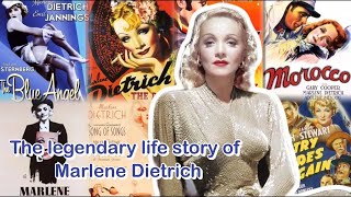 The legendary life story of Marlene Dietrich Famous Actresses of Hollywoods Golden Era [upl. by Irmine965]