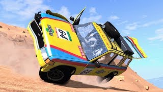 Off Road Crashes amp Fails 10 – BeamNG Drive  CrashBoomPunk [upl. by Aleahpar823]