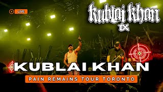 Kublai Khan  Boomslang  Pain Remains Tour Live In Toronto 2024 [upl. by Olgnaed]