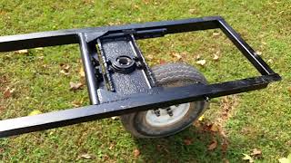 Homemade diy single wheel trailer [upl. by Jobina]