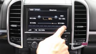 How To Store a Favorite Radio Station  Porsche PCM Navigation  2014 Porsche Models [upl. by Enelak]