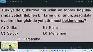 11 TÜRKİYENİN YERŞEKİLLERİ SORU ÇÖZÜMÜ KPSS [upl. by Arok480]