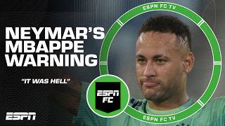 IT WAS HELL 😳 Neymar issues WARNING to Brazilian Real Madrid players about Kylian Mbappe  ESPN FC [upl. by Aitetel351]