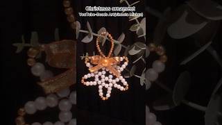 DIY Christmas ornament for Christmas tree BeadsArt beadsart shorts short holidayornaments [upl. by Nafets]