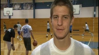 Chase Moyle at Canterbury boys basketball on the first day of practice [upl. by Asilaj]