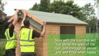 Mercia GP  How to build a shed [upl. by Htrow]