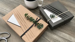 Gift Wrapping With Pleats  Gift Wrapping Ideas  DIY [upl. by Ariet574]