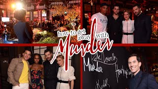 How to Get Away with Murder Season 6 ABC The Farewell Wrap Party Celebration [upl. by Lehcsreh]