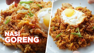 How To Make Nasi Goreng At Home [upl. by Aiet]