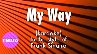 My Way karaoke [upl. by Silloh]