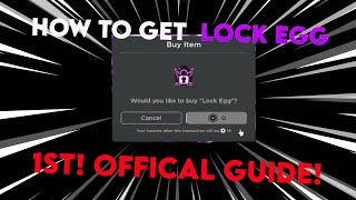 How to get LOCK EGG in sols RNG In 5 minutes [upl. by Sauveur895]