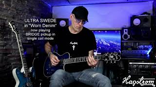 Hagstrom Ultra Swede rock sound single coil [upl. by Aimil]