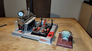 Dampfmaschine Wilesco D22 mit großem Dynamo [upl. by Aralk119]