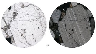 Virtual Microscope Πλαγιόκλαστο  Plagioclase [upl. by Valera]