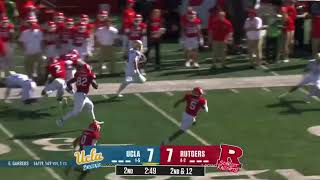 Ethan Garbers scramble TD at Rutgers 2024 [upl. by Lorre149]