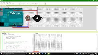 ♾ Simulasi alarm parkir  Arduino x UnoArduSim x VBB Virtual Breadboard Studio [upl. by Trah]