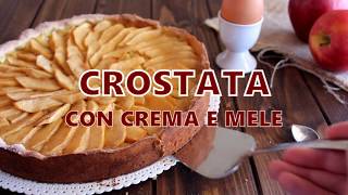 Crostata con crema e mele [upl. by Lasley255]