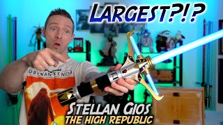 The Largest Galaxys Edge Lightsaber Yet Stellan Gios Legacy Lightsaber [upl. by Chic]