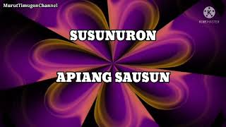 Susunuron  Apiang Sausun [upl. by Pence212]