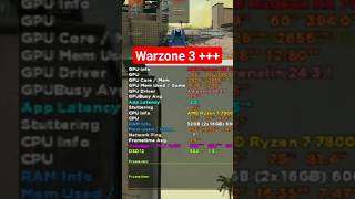 WZ3 FPS LATENCIA  FRAME GENERATION warzone fsr3 latencia [upl. by Assirrak]